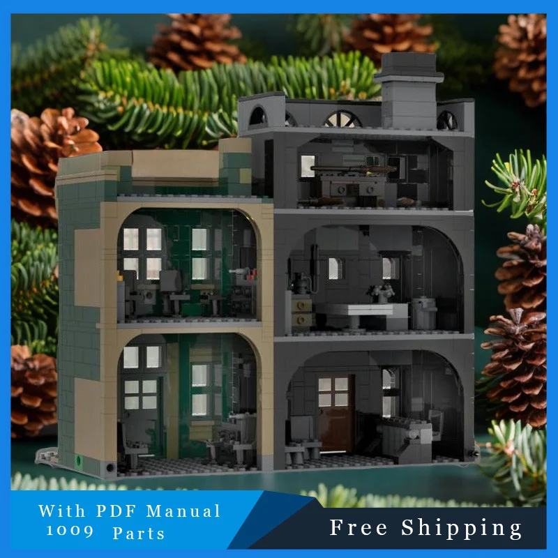 1009 PCS Street View Modern Famous Alley Modular Building Blocks Creativo Famoso Stile City House Modello Mattoni Giocattolo Per I Ragazzi Regalo