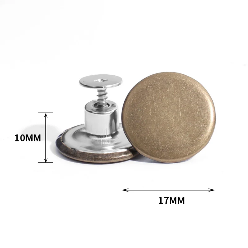 10pcs Waist Buttoned Trousers Jeans Buttons Without Nails Buttons Universal Adjustable Detachable Reusable Decor Sewing Tools