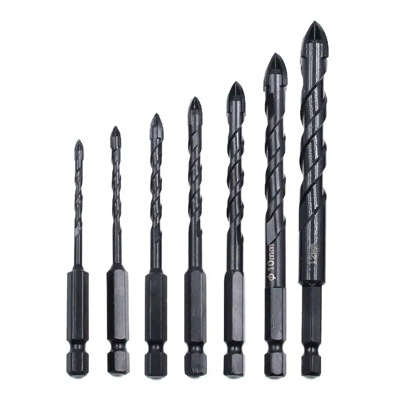 

Tile Drill Bits 7 Pieces Masonry Drill Bits For Concrete Precise Professional Drilling Accessories Industrial Power Tool For