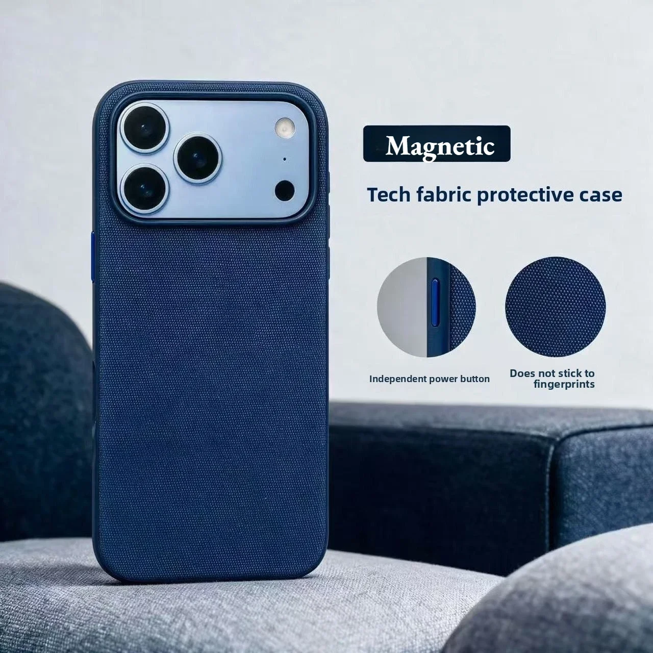 Luxury Tech Woven for Magsafe Magnetic Case for Iphone 18 17 16 15 Plus 14 13 12 11 18 Pro Max TechWoven Wireless Charging Cover