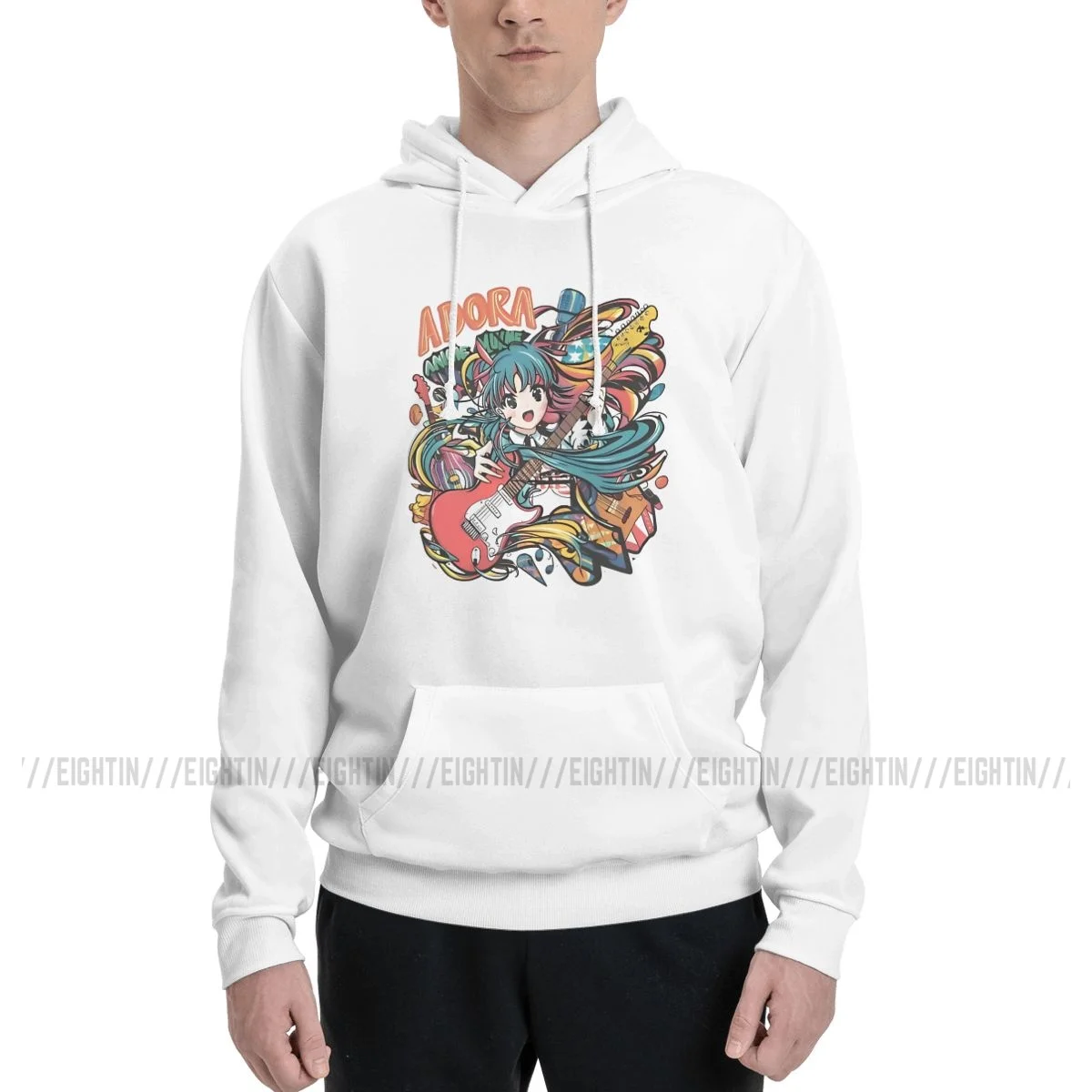 Ado Album Fashion Sweatshirts Men WomenKawaii Cartoon Anime Long Sleeve Hoodie Autumn Pullover