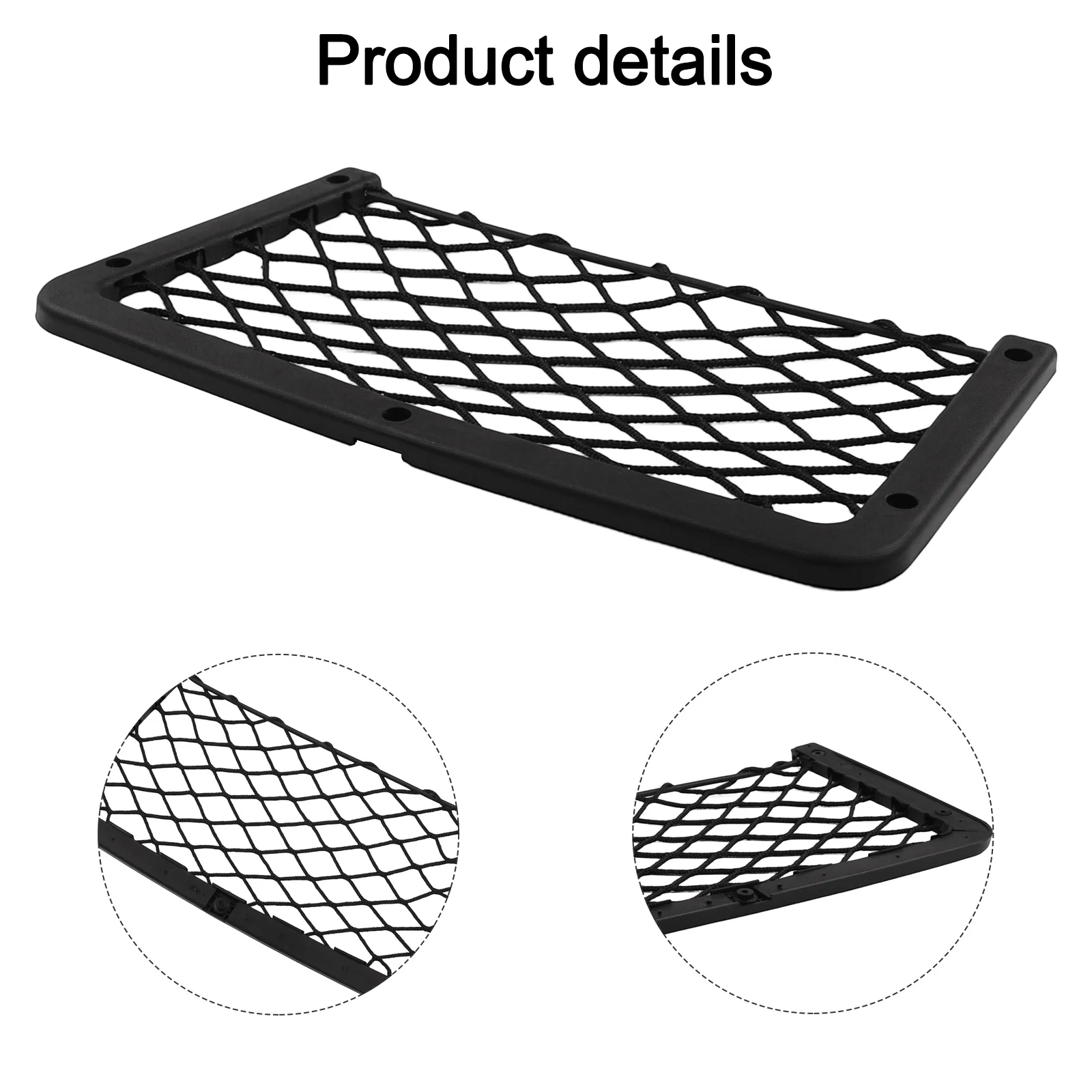 2X Large Elastic Storage Net Magazine Holder Rack Storage Bag Bus Boat Car Seat Stowing Tidying Net 2X Large Elastic