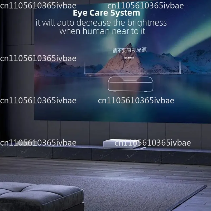 Mijia 1080P Laser Projector Is Equipped with 4K Android System, 8K, 1500 Lumens, ANSSi Certified Triple Laser Light Source
