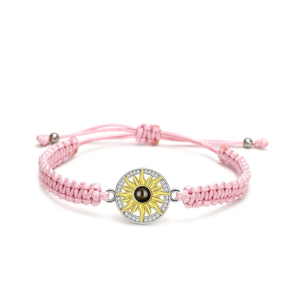 S925 reines silber gewebtes Projektions hands eil