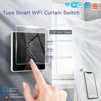 WiFi Tuya RF433 Smart Home Touch Panel Curtain Switch For Roller Blinds Shutter Quick Accurate Calibration Alexa Google Home