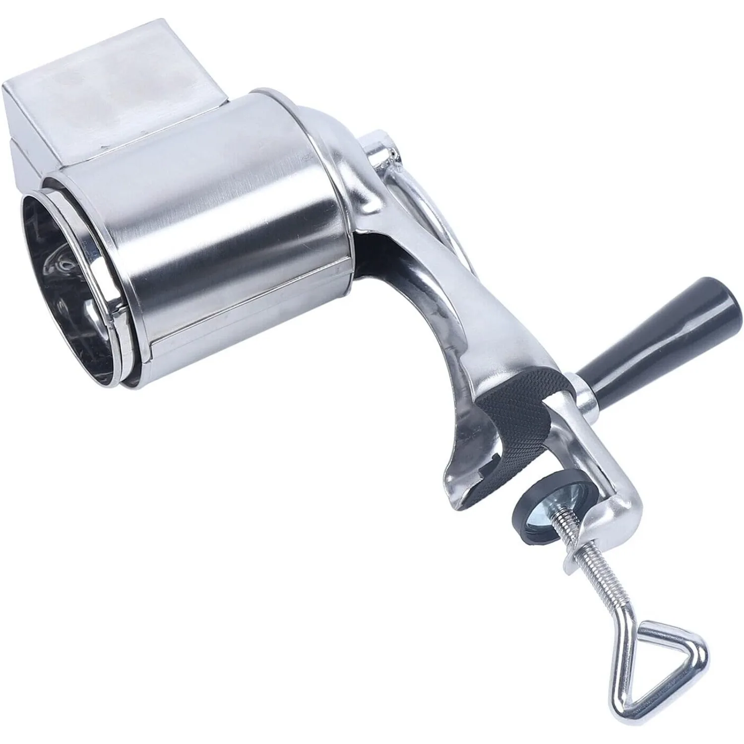 

Роторная терка для пищевых продуктов из нержавеющей стали, овощерезка для сыра, 5 барабанных лезвий, вращающаяся терка для сыра, измельчитель, овощерезка S