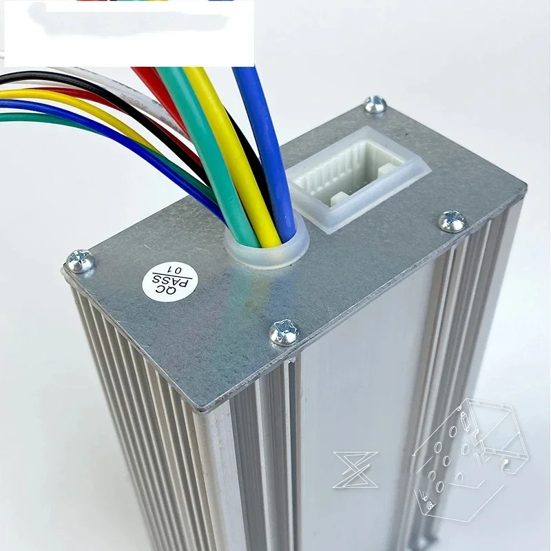 Yunli Elektroroller-Controller-Umrüstsatz, 25 A, 28 A, Motor-Controller-Kit für 48 V, 52 V, 60 V Dual-Motor-E-Scooter