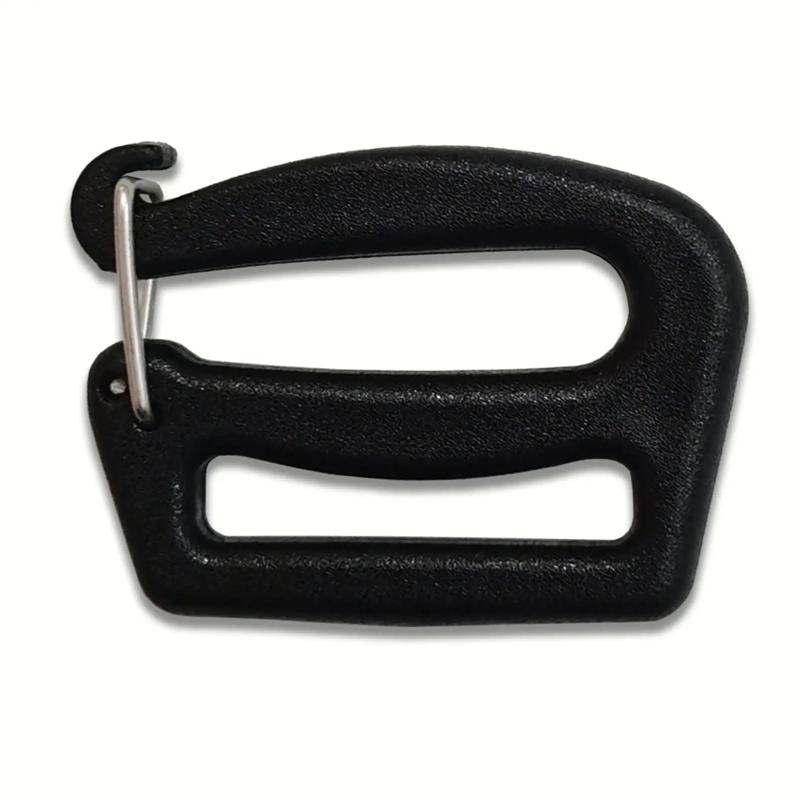 G Hook Webbing Buckles Black DIY Heavy Duty 1 inch Belt Clips Backpack Bag Clips for Backpack Luggage Sack Outdoor Survival Bag