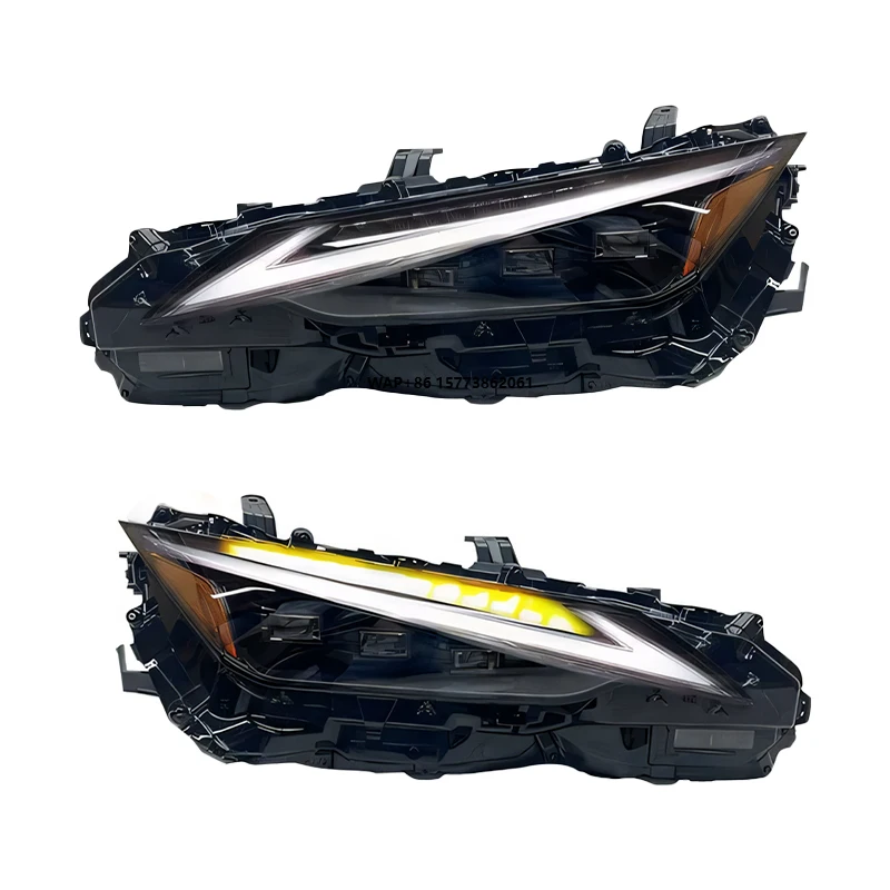 

2 Pieces for IS 350 IS 250 2021 2025 Front Lamps Upgrade Sequential Auto Parts 3 Lens LED Front Headlight Headlamp Lights