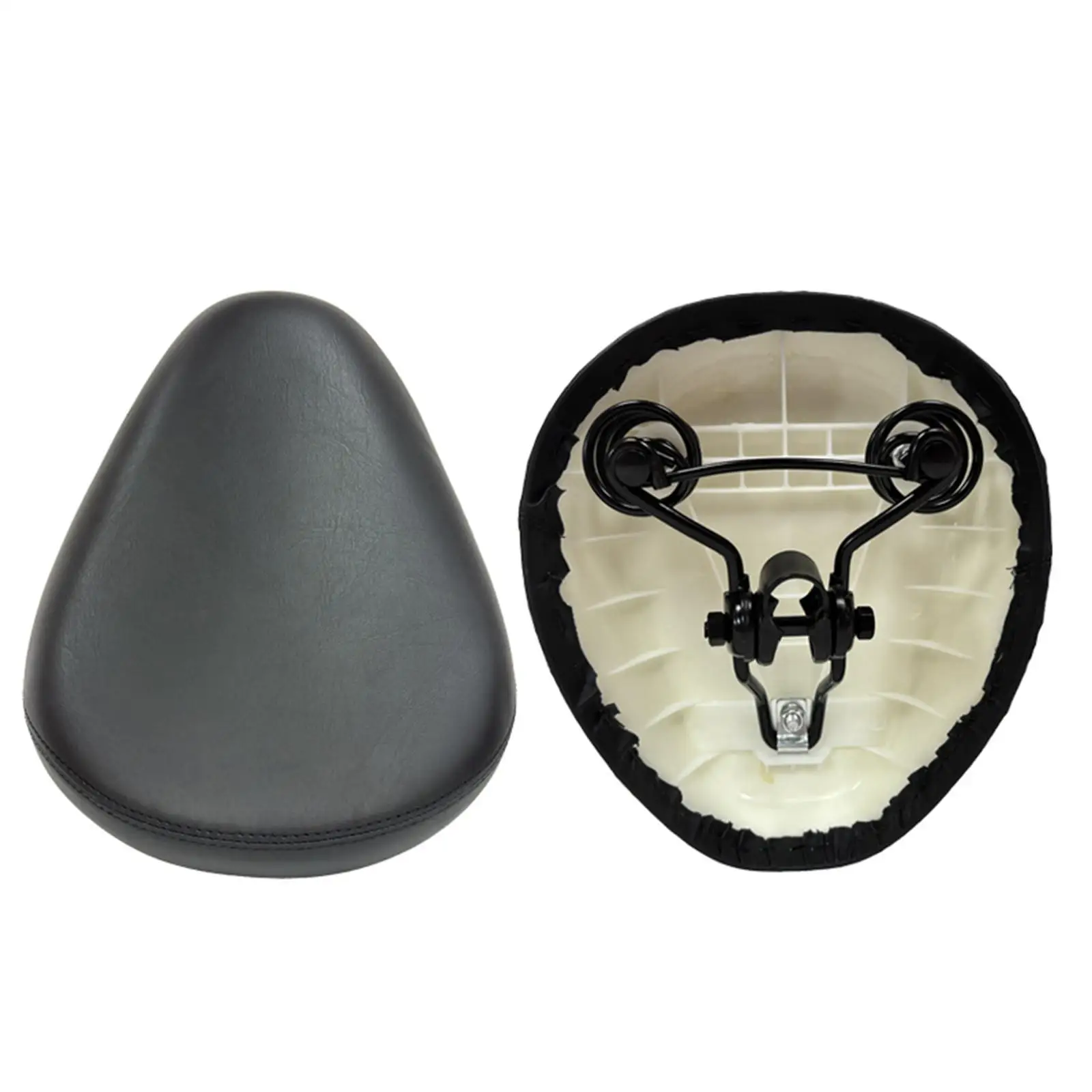 

Высокоэластичное амортизирующее велосипедное седло из утолщенной искусственной кожи с широкой подушкой для шоссейных и электрических велосипедов