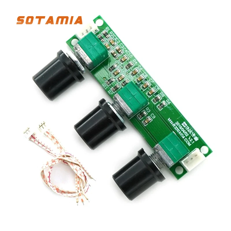 SOTAMIA Attenuated Passive Tuning Board Bile Preamp Tweeter Bass Adjustment Tone Volume Control for Tube Amplifiers