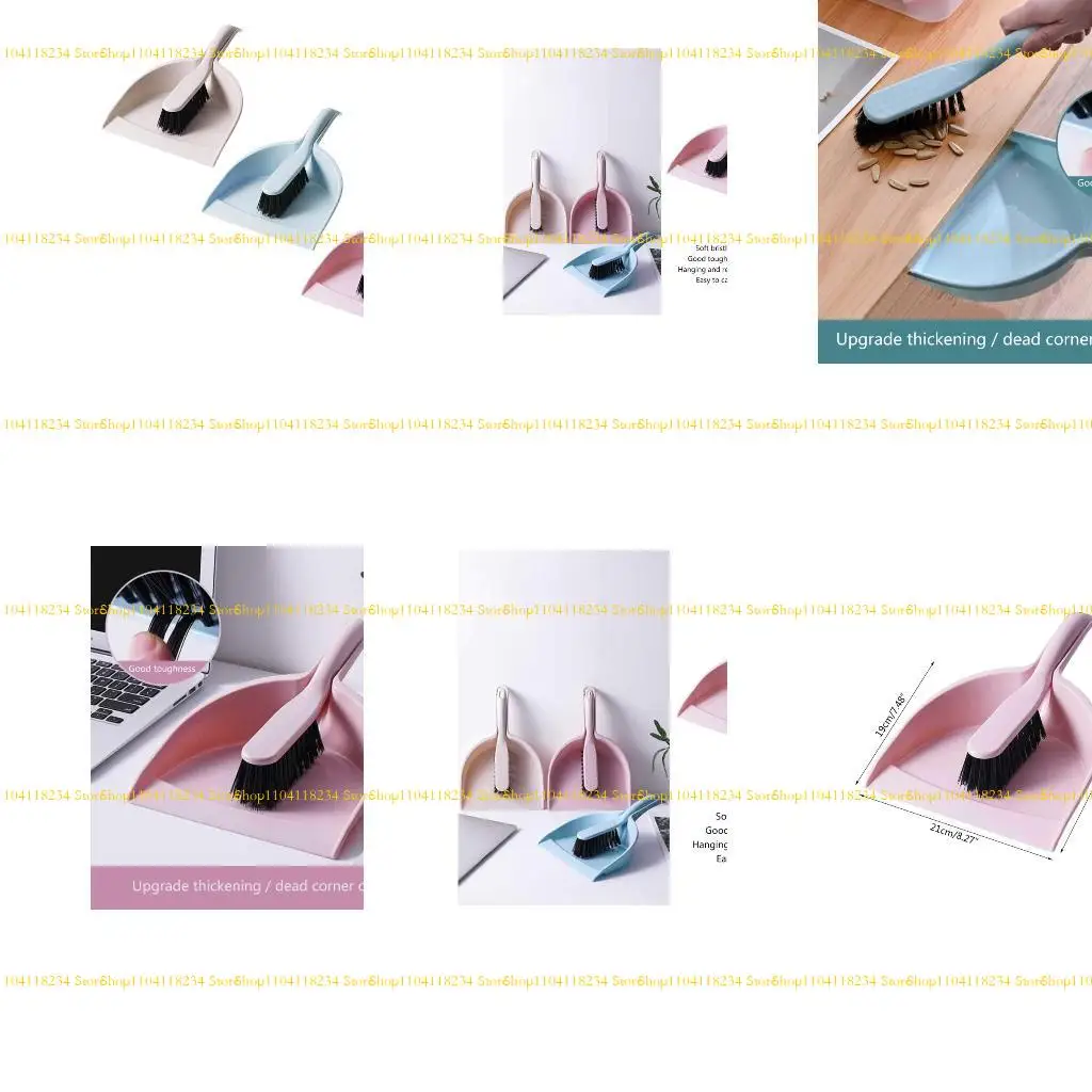 

P9FB Mini Dustpan и Broom Set Pet Cage Cage Brush Brush Dustpan Desktop Cleang Щит для использования домашнего рабочего стола