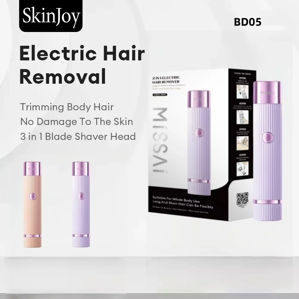 

Электрические бритвы для женщин 2 в 1, триммер для бикини, бритвы для лица, усов для женщин, тела, подмышек, ног, портативный безболезненный эпилятор