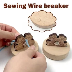 Thread Cutter for Quilting Sewing,Tabletop Yarn Cutter with Blade Saver,Thread Cutting Tools with Anti-slip Stand for Sewing