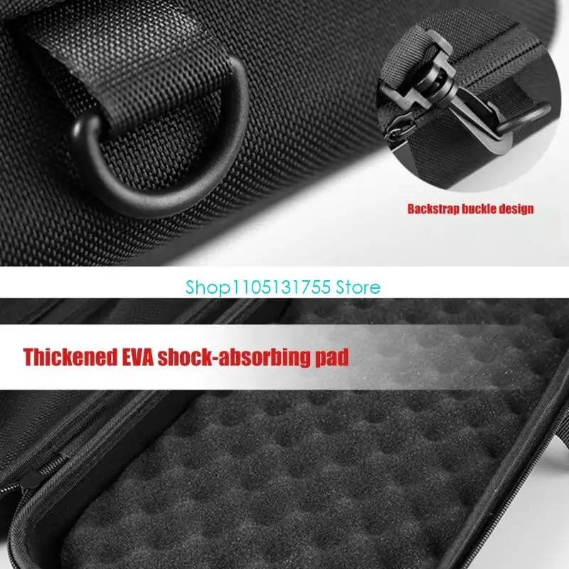 حافظة K0EF شديدة التحمل لقضيب الصيد من مادة EVA مزودة بسحّابات مزدوجة للوصول إلى الشبكات الداخلية للجيب وبنية مقاومة للصدمات #2