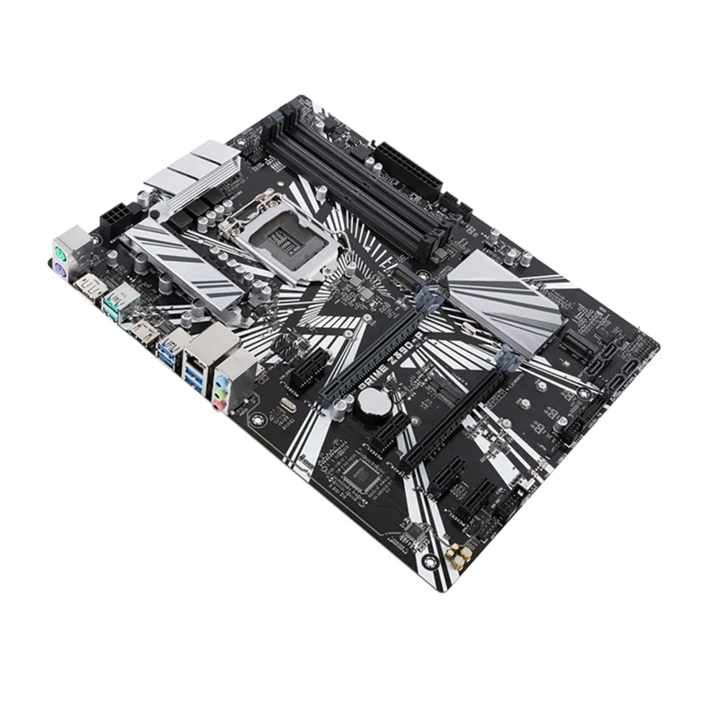 For Z390-P LGA1151 (Intel 8th and 9th Gen) ATX Motherboard for Cryptocurrency Mining(BTC) with Above 4G Decoding, 6xPCIe