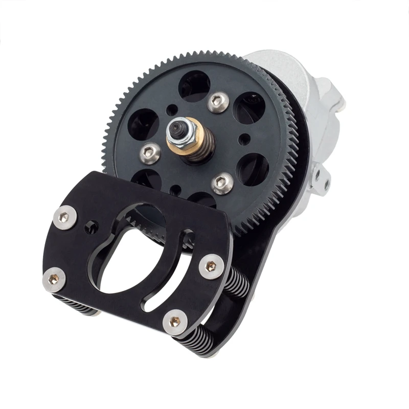 Metal R3 Single Speed Transmission Gearbox With Motor Gear Mount For 1/10 RC Crawler Car RC4WD D90 II D110 Gelande 2