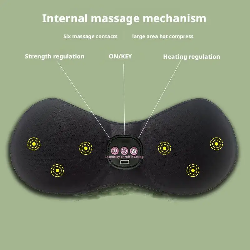 Electric Breast Massager Gathered Beauty Back Collects Vice Breasts Adjustable Massage Underwear Bra Chest Massager Remote - Image 6