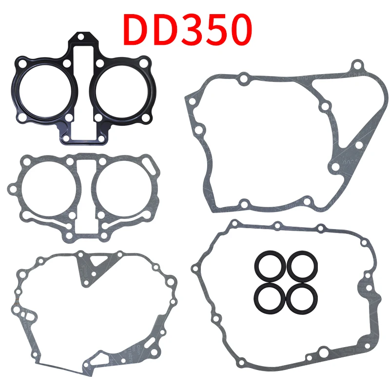 Motorcycle Full Complete Gasket Set for Regal Raptor DD350 320cc DD350G DD350E-6C