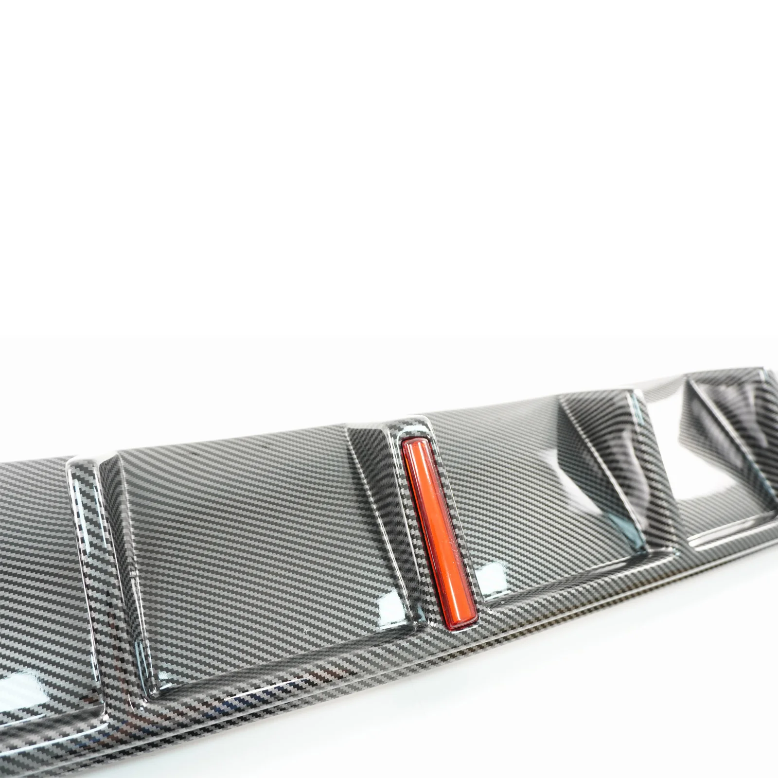 For Lexus IS250 IS300 IS350 2006-2012 Rear Bumper Diffuser With Light Car Accessories Spoiler Splitter Diffuser Body Kit