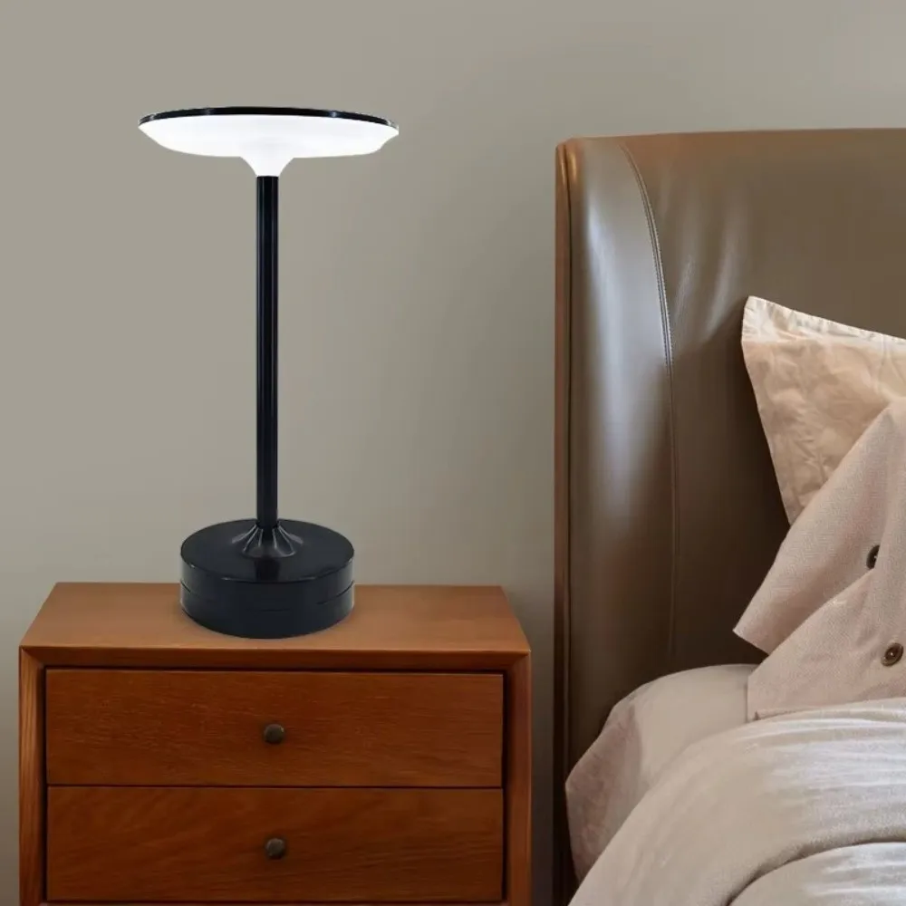 

Новый светодиодный источник света в китайском стиле, хрустальная лампа с сенсорным затемнением, беспроводная настольная лампа, USB металлический бар, атмосферный свет, домашний декор