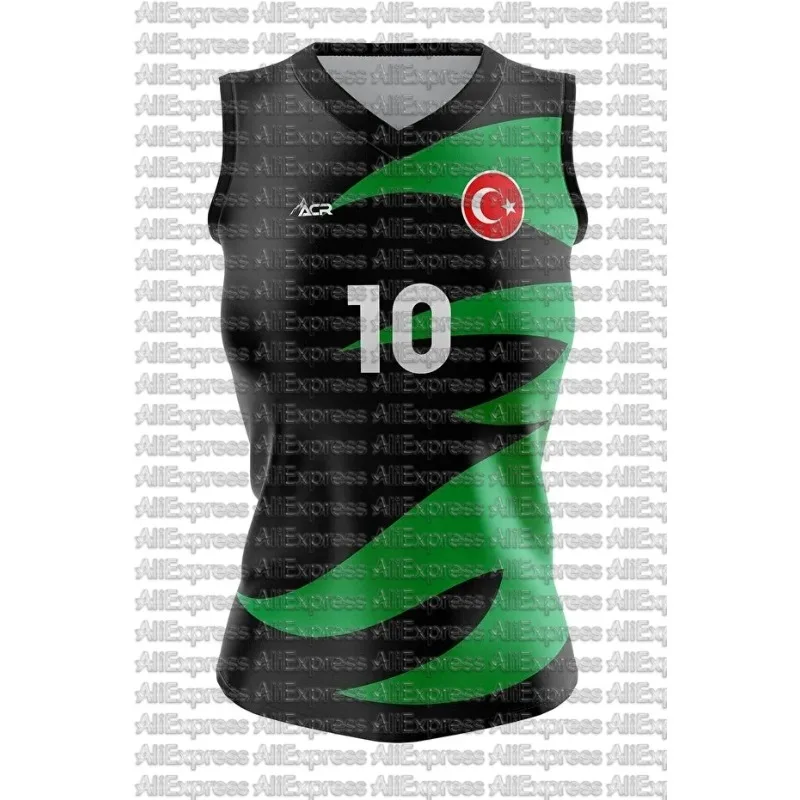 

Türkiye 2026 Hot Sale Real Personalized Volleyball Number # 10 Vest Jersey Adult Children Large Casual Sweatshirt