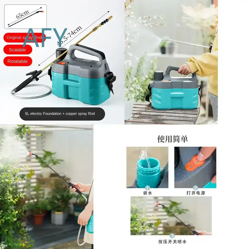 Electric Sprayer for Agricultural Use Pesticide Sprayer for Farming Gardening Watering Can for Flowers Plants Disinfection