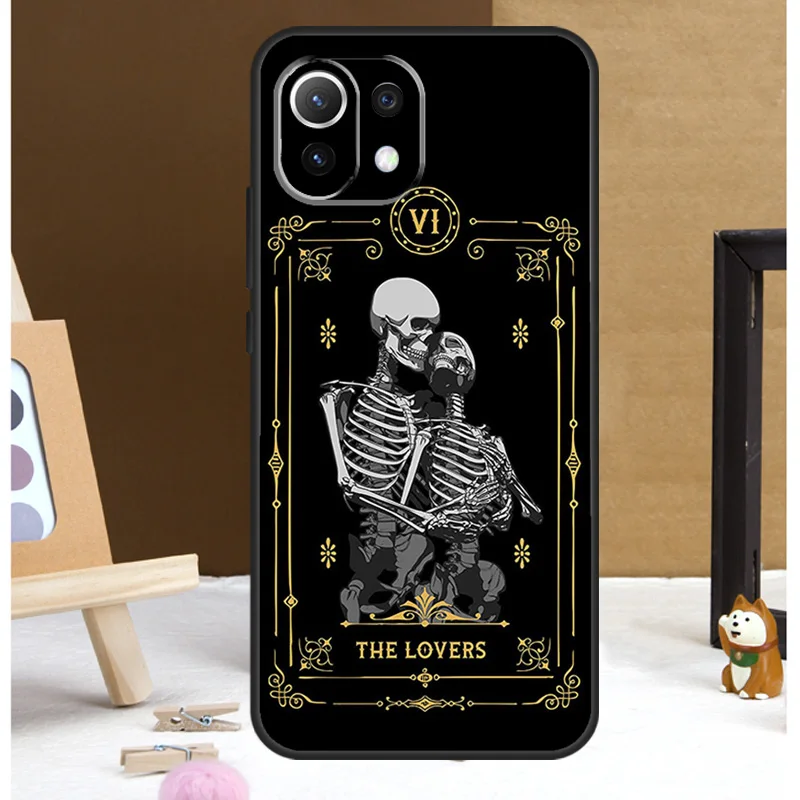 The Hermit Tarot Card Grim Reaper Case For POCO X6 Pro M6 X5 X3 Pro M5s F3 F5 Xiaomi 14 13 Ultra 12 Lite 11T 12T 13T Pro Cover