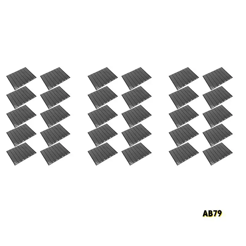 30 قطعة من حاملي ختم صفحة ختم شبكة الطوابع من ألبوم الطوابع PVC الداخلي ذو الأوراق السائبة