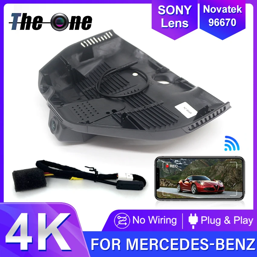 Easy Installation Car DVR Wifi Dash Cam For Mercedes-Benz MB EQC 400 EQC400 4MATIC 20-22 For MB GLC 260 300 GLC300 GLC260L 2023