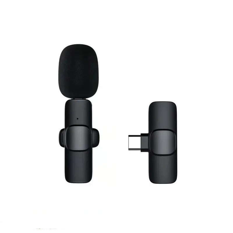 

Wireless Mobile Phone Mini Microphone For iPhone Samsung Xiaomi Huawei Lavalier Mic For Radio Live Recording Noise Reduction