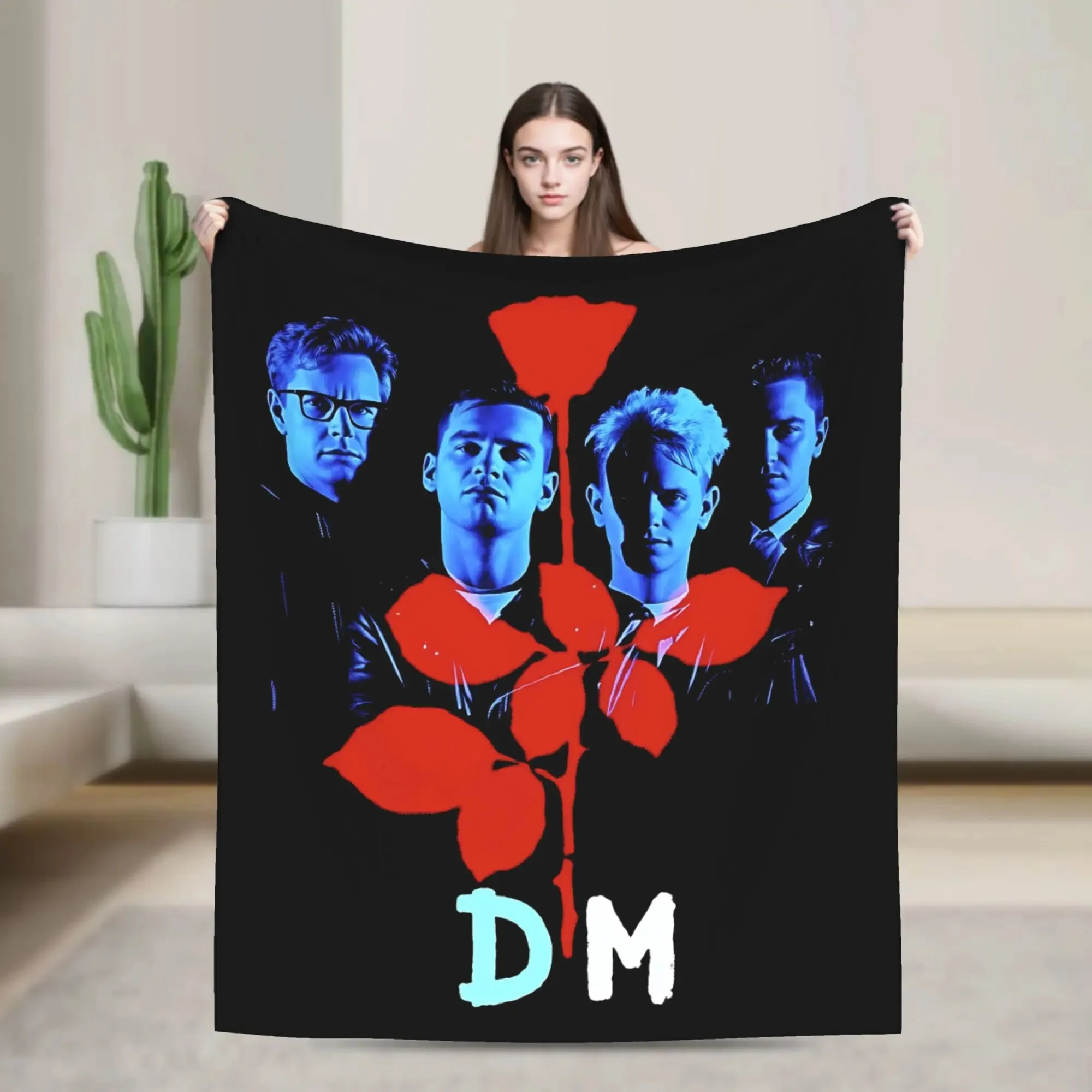 Depeches Band Mode  Blanket  Travel Office Flannel Bedding Throws For Outdoor Warm Custom Quality Bedspread Gift