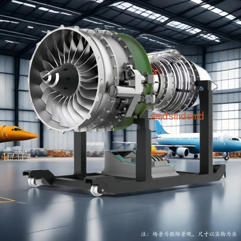 

Engine assembly model Aircraft turbojet metal aircraft Mini engine Electric toy