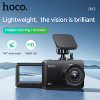 HOCO DV2 Car Dash Camera Driving Recorder With LED Display HD 1080P F2.0 aperture 140° lens angle support 128G memory card