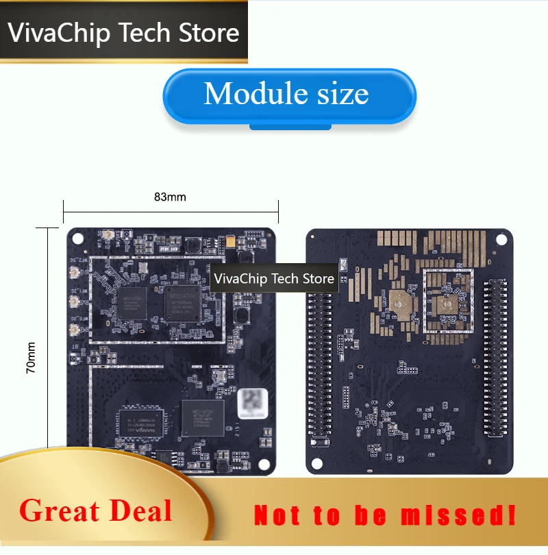 VivaChip TechTR7621A6G WiFi611ax Routing Module Mt7905dan Gigabit 5G Dual-band Serial Port OpenWrt Development Wireless Module