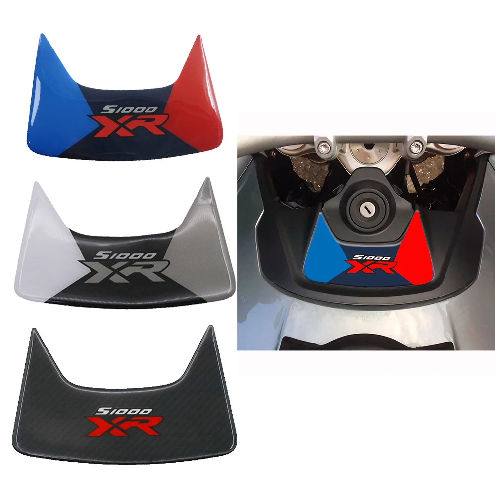 

Motorcycle Accessories Oil Tank Sticker Key Protection Gel 3D Carbon Fiber Decals for S1000XR S1000 XR s1000xr Carbon Look