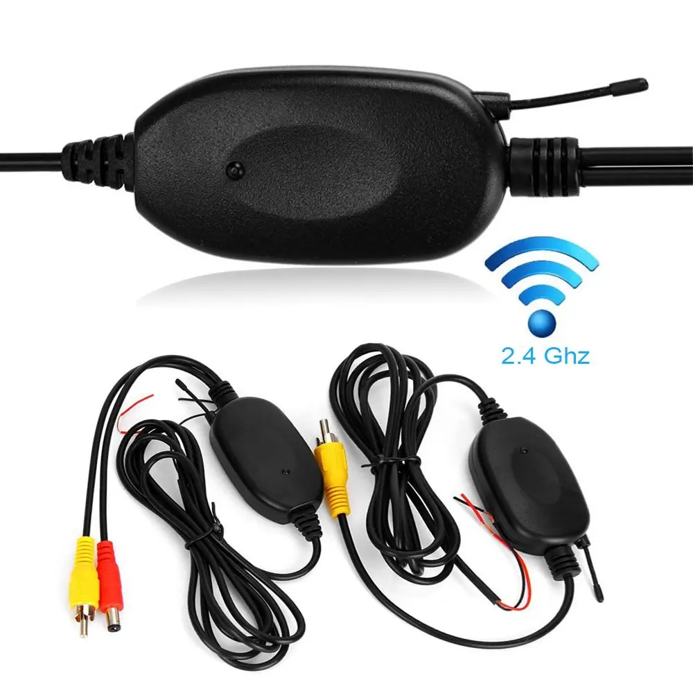 

2.4G Wireless Car Rear View Camera Color Video Transmitter Receiver Kit 12V For Multimedia Monitor Rearview Camera