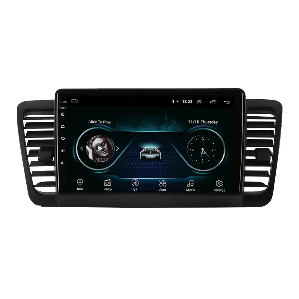 Car Multimedia Video Player Navigation GPS 2 Din Android 8.1 Car Radio For Outback 3 Legacy 4 2004-2009