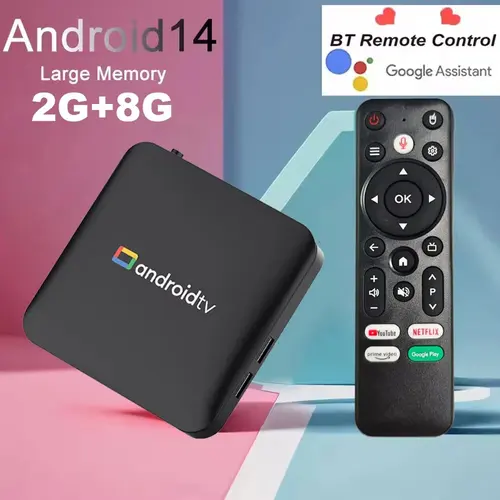 Android13 Smart Home Theater TV Box AllwinnerH313 Asistente de Google Netflix Streaming Bluetooth reproductor multimedia 2G16G 2,4G5G Wifi T1