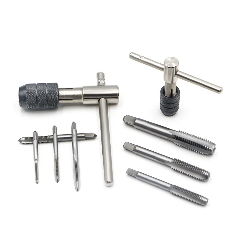 

T-Tap Holder Hand Tap Wrench Tap Collet Wrench M6-M12 M5-M8 M3-M6 Hand Tool Thread Metric Socket Tap Wrench Holder