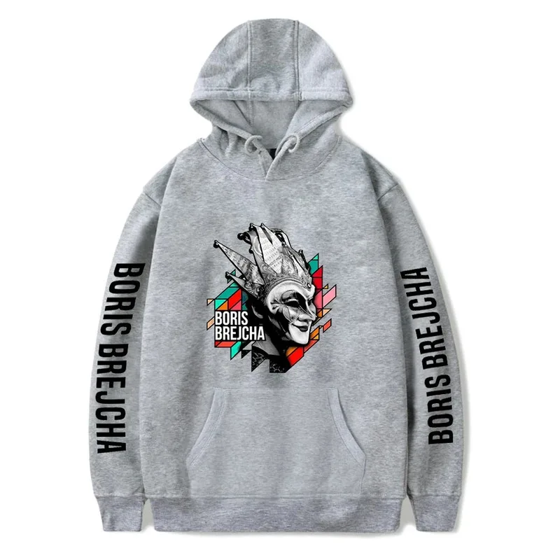 25COS2022 طباعة الساخن الألمانية DJ بوريس بريجشا هوديي الرجال/النساء موضة عادية مقنع بوريس بريجشا البلوز Harajuku البلوز