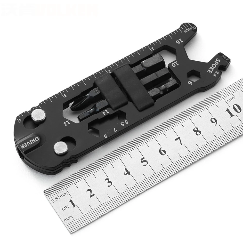 

Mountain Bike Repair Tool Multifunction Maintenance Kit Outdoor Tire Fixing Durable Professional Personal Use Black