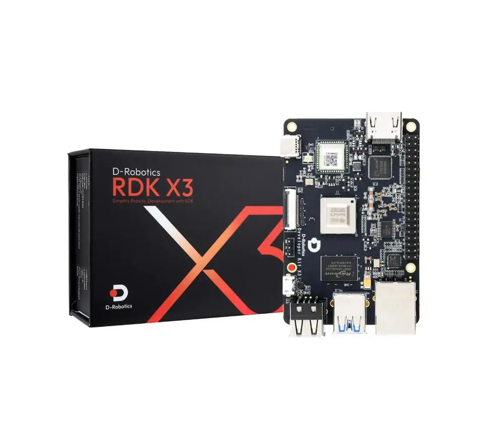 Hot Seller D-Robotics RDK X3 Development Board RDK High AI Computing Power ROS2 Compatible Raspberry Pi Interface Supported