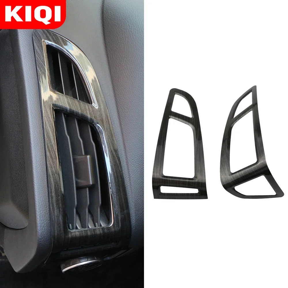 KIQI Interior Accessories for Ford Focus 3 MK3 2015 - 2018 LHD Air Vent Outlet Panel Decoration Cover Trim Stickers