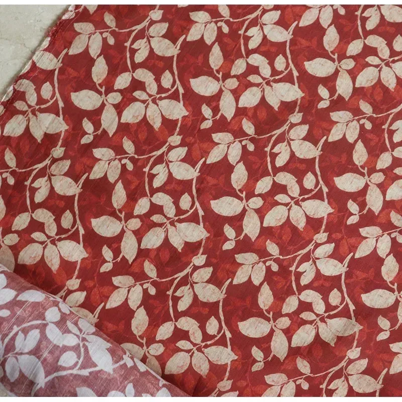 Рисунок 5 - 100% льняная ткань с принтом рами