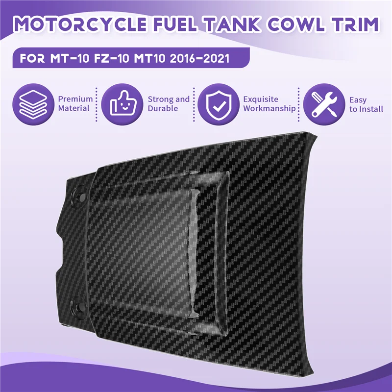 

N26R-Motorcycle Fuel Petrol Gas Tank Fairing Panel Cowl Trim Fit For MT 10 MT-10 FZ-10 MT10 2016-2021