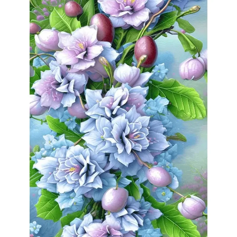 

GATYZTORY Paint By Number Flower Drawing On Canvas Gift DIY Pictures By Numbers Scenery Kits Hand Painted Painting Art Home Deco