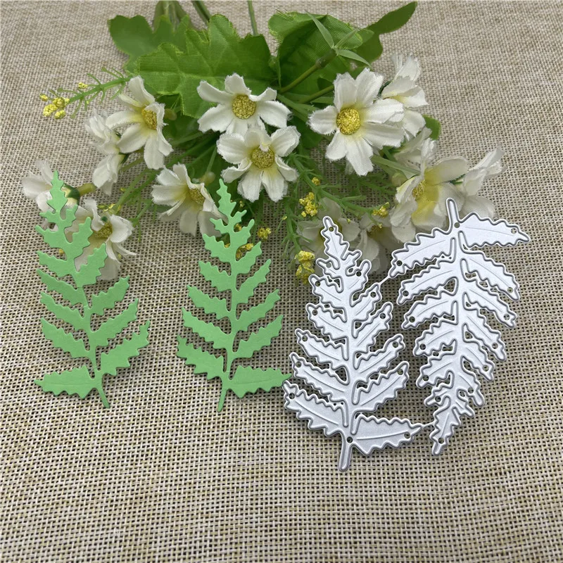 2PCS leafage Frame  Metal Cutting Dies Stencils For DIY Scrapbooking Decorative Embossing Handcraft Template