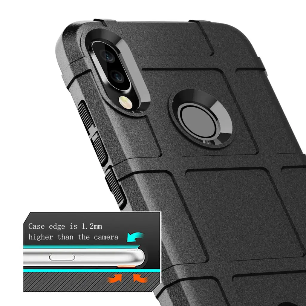 Case For Huawei Y6S Y9 Prime Y5 Y6 Y7 2019 Armor Silicone Durable Shield Back Cover For Huawei Y6 Prime 2019 Shockproof Case