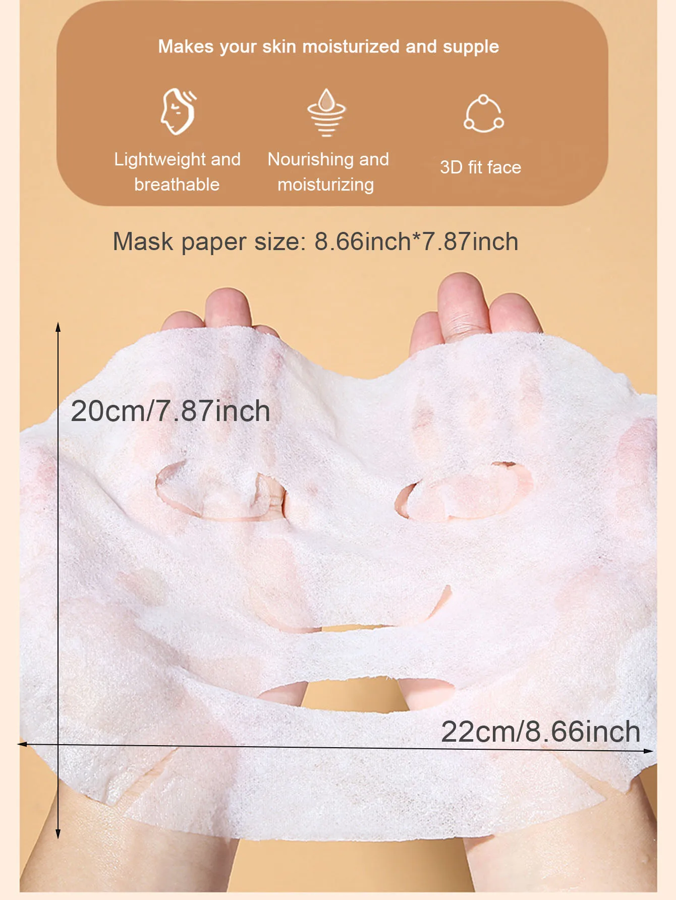 Disposable Hydrating Mask Makeup Remover Cotton Pads for Face 100pcs Compressed Facial Mask Paper Original High-end Makeup Pad